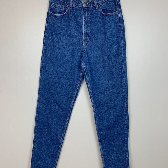 American Apparel High Rise Straight Leg Mom Jeans Medium Wash, Size 29 - Picture 2 of 10